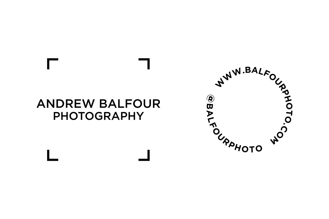 andrew balfour photography logo design